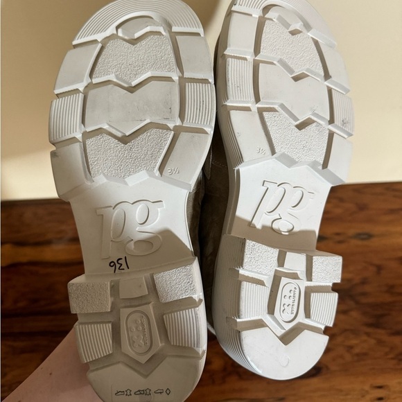 Paul Green Chunky Loafer Stone leather size 3.5 / 6 - Picture 14 of 16